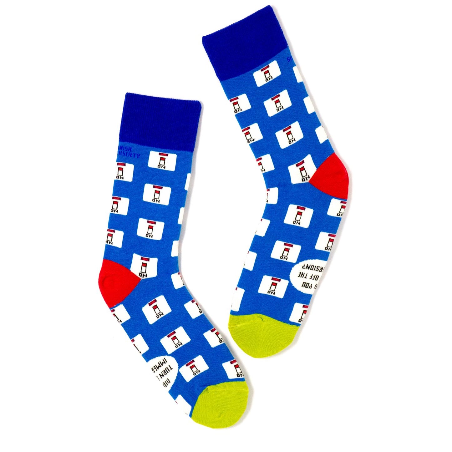 DID YOU TURN OFF THE IMMERSION? - Funny Irish Socks Made in Ireland