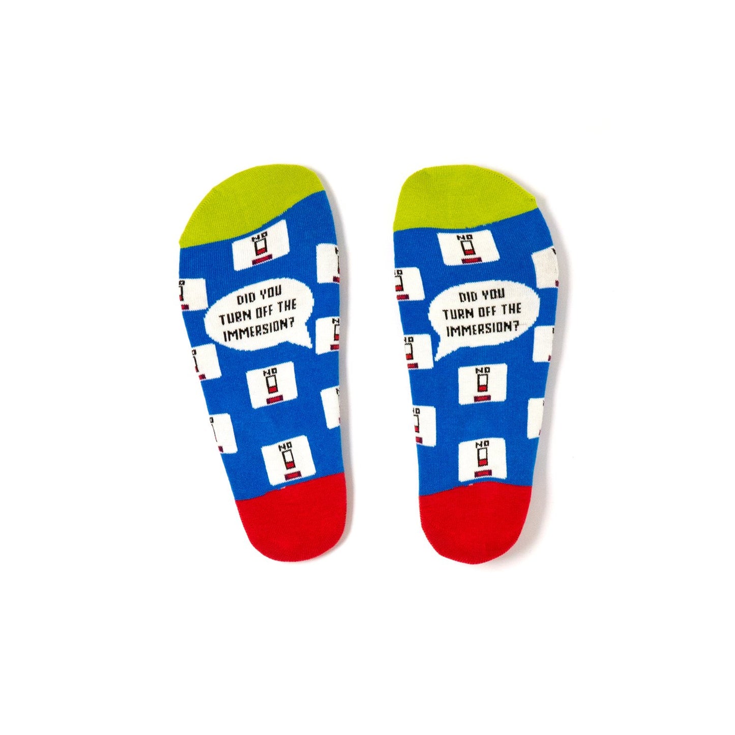 DID YOU TURN OFF THE IMMERSION? - Funny Irish Socks Made in Ireland