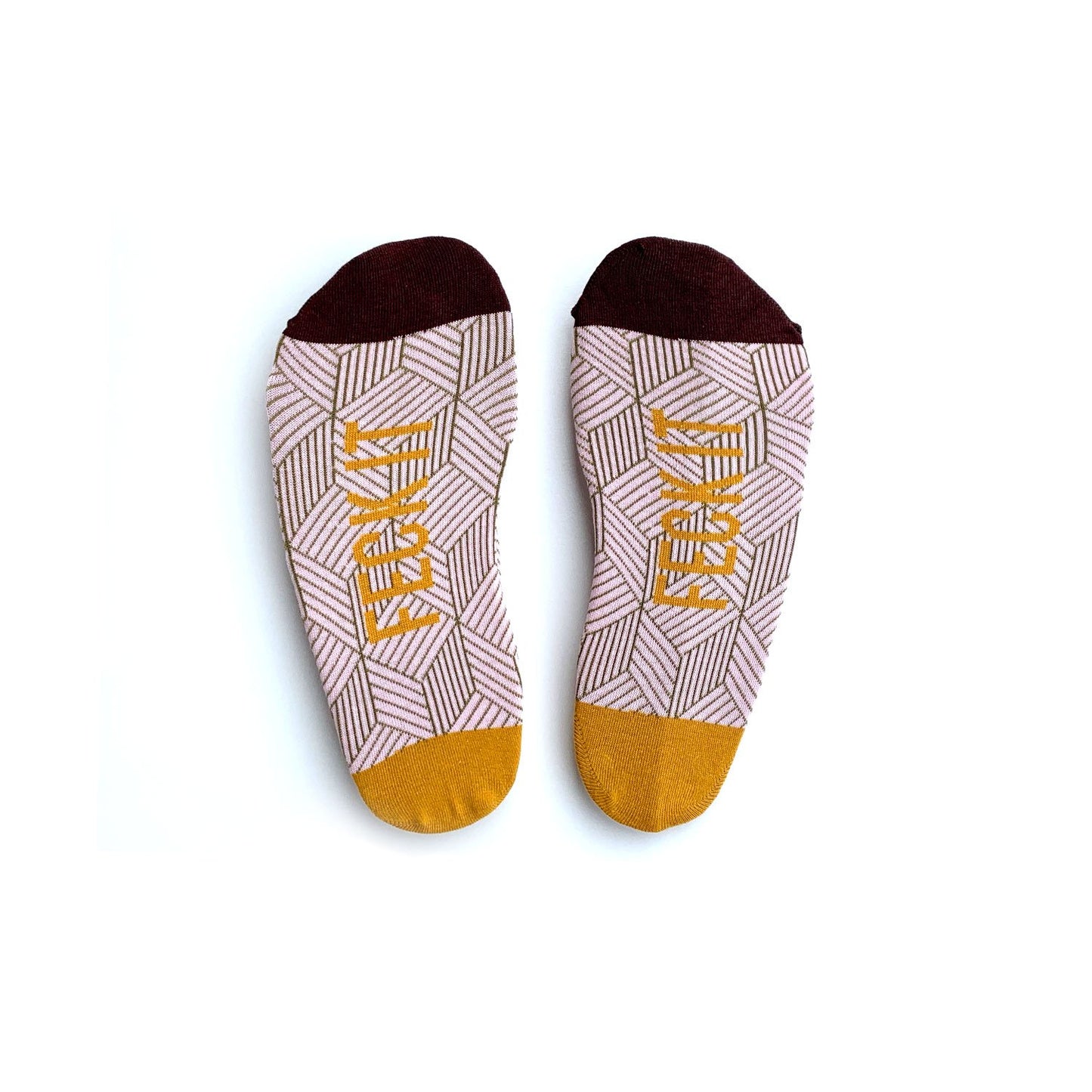 FECK IT - Pink - Funny Irish Socks Made in Ireland