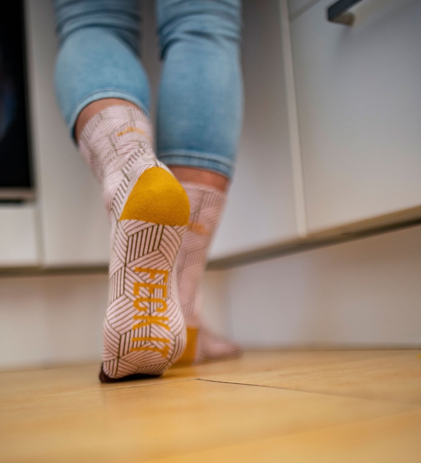 FECK IT - Pink - Funny Irish Socks Made in Ireland