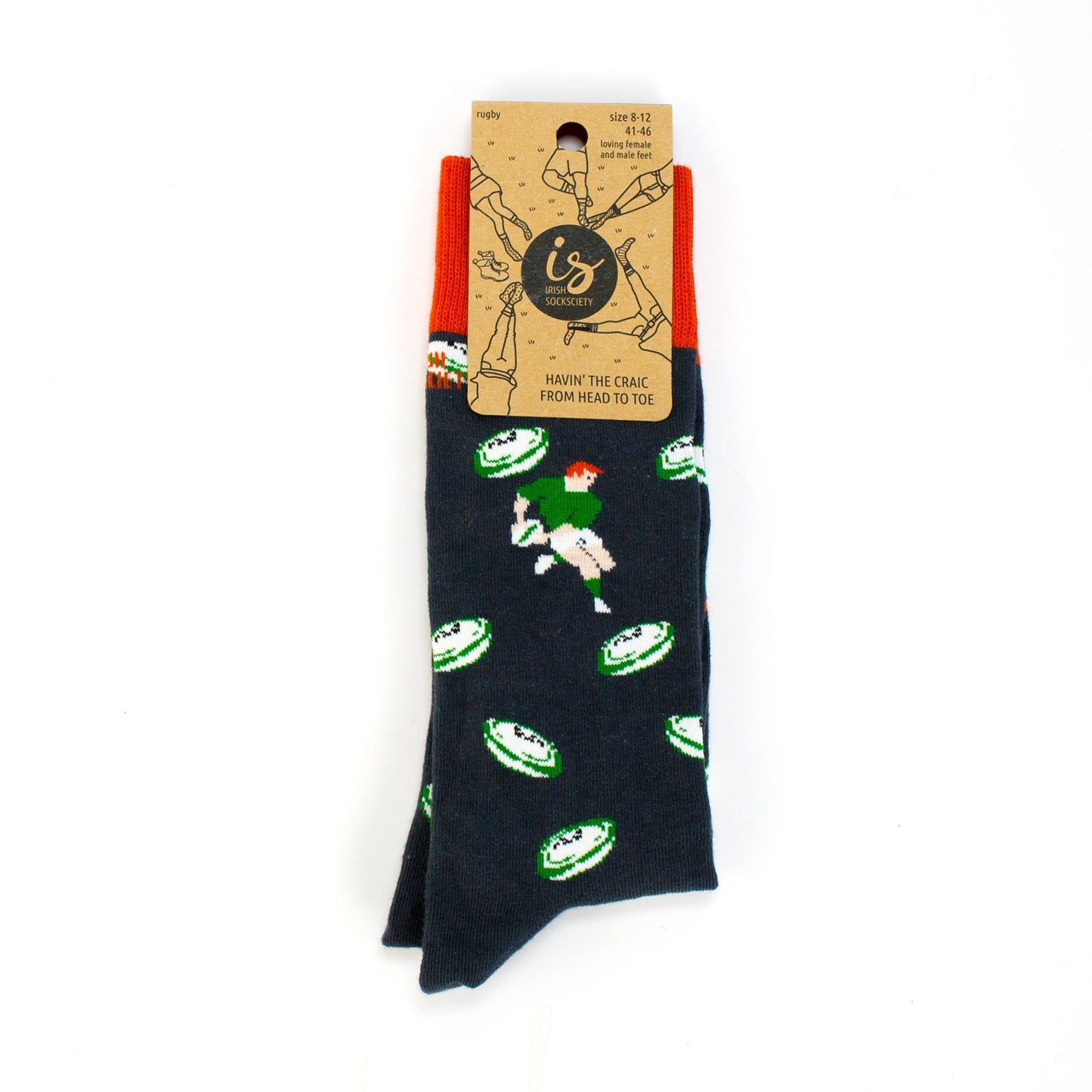 IRISH RUGBY - Funny Irish Socks Made in Ireland