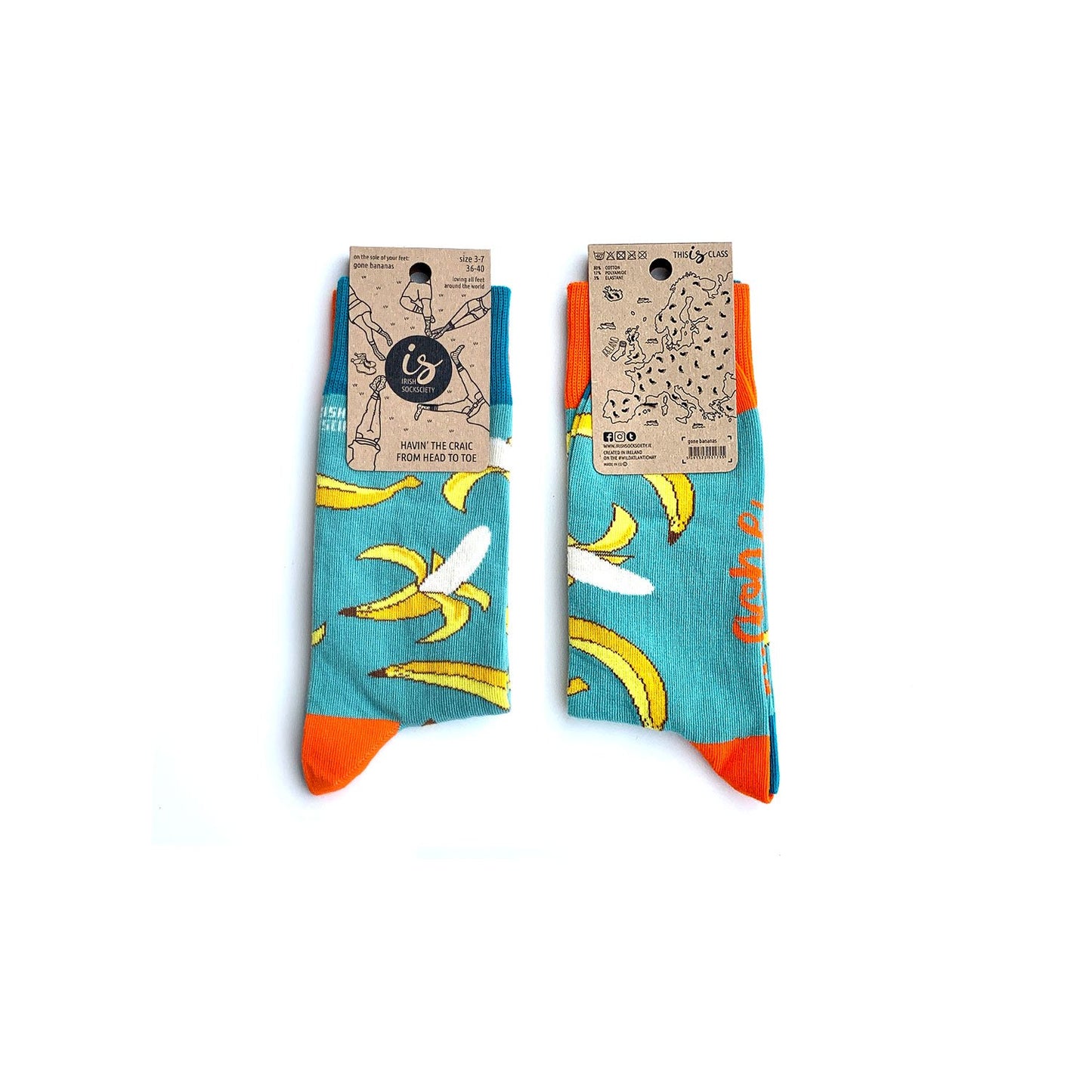 GONE BANANAS - Funny Irish Socks Made in Ireland