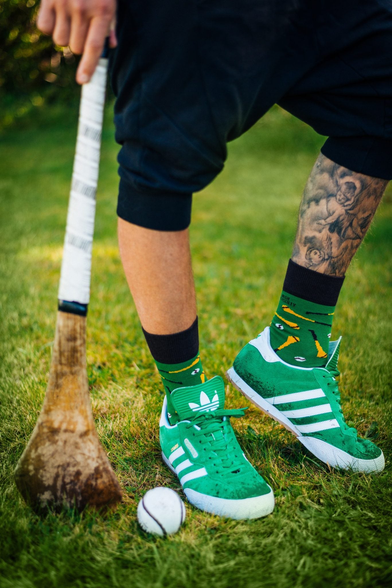 HURLING PULL HARD - Funny Irish Socks Made in Ireland