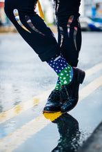 Load image into Gallery viewer, SUNNY SPELLS AND SCATTERED SHOWERS - Funny Irish Socks Made in Ireland
