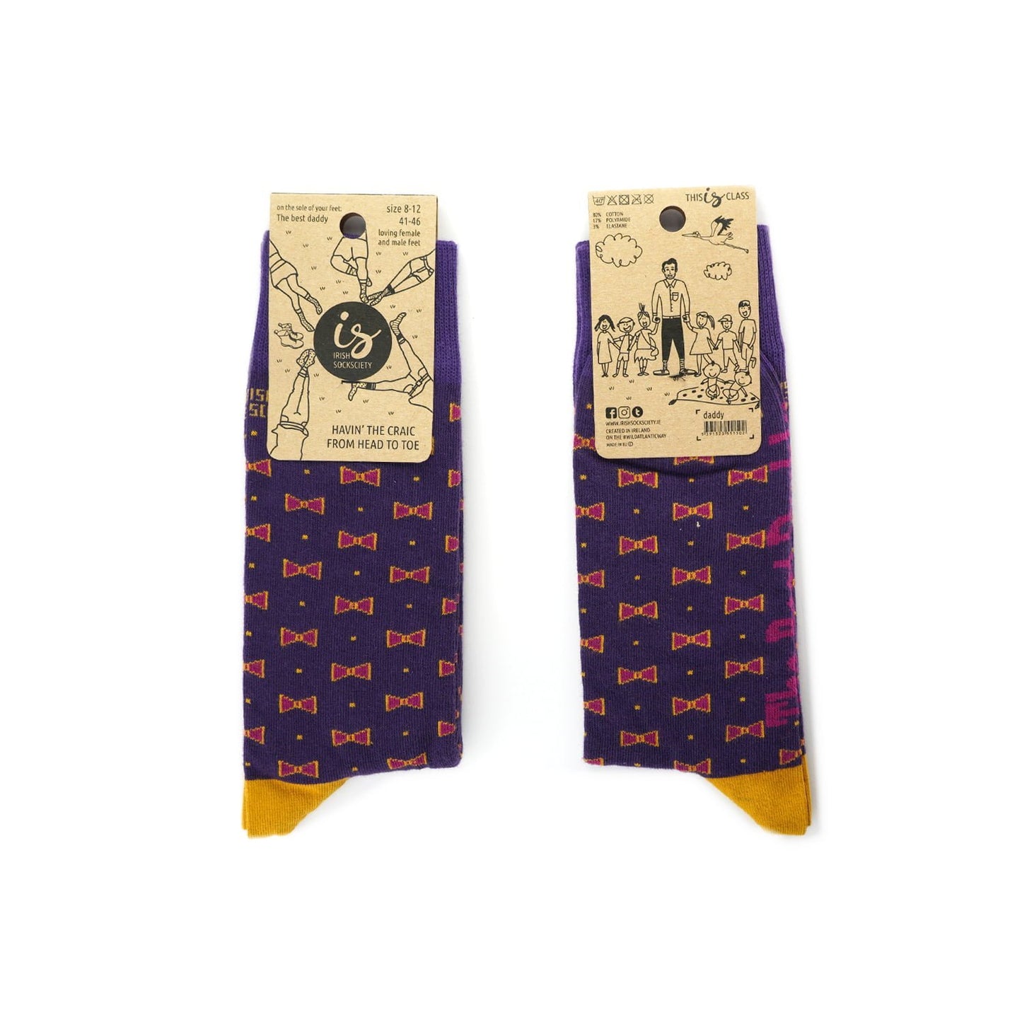 THE BEST DADDY - Funny Irish Socks Made in Ireland