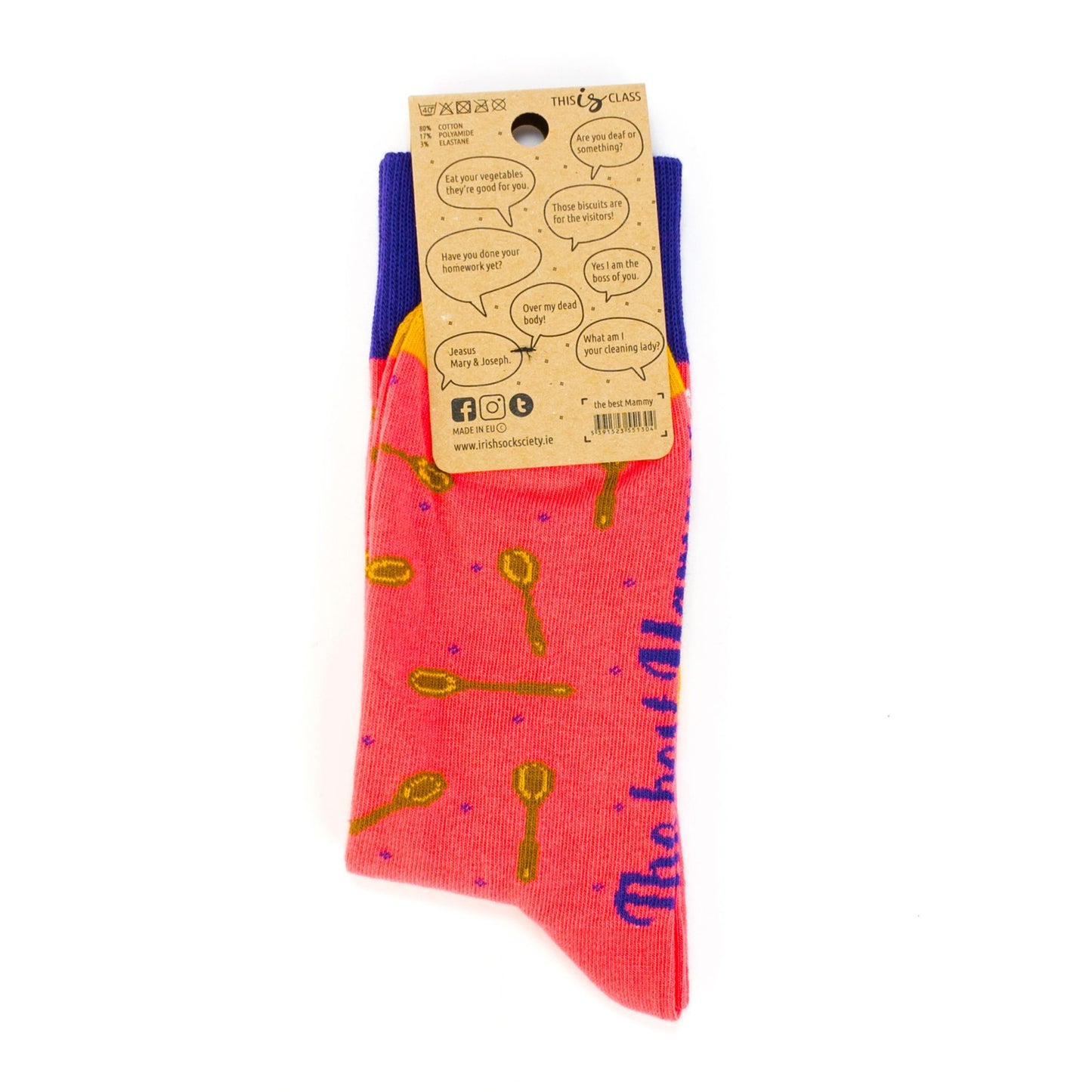 THE BEST MAMMY - Funny Irish Socks Made in Ireland