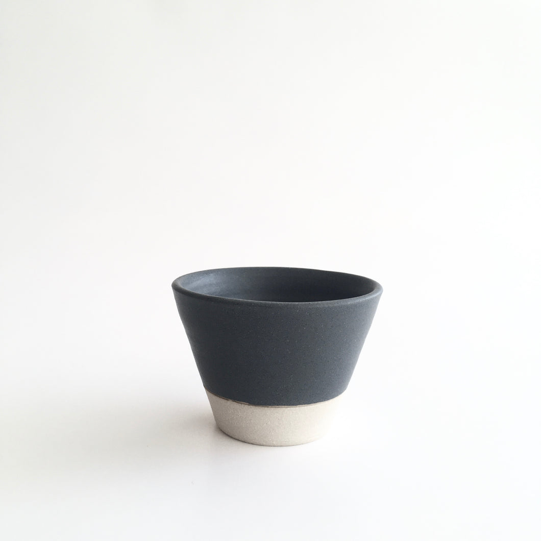 CHARCOAL - Dip Bowl - Hand Thrown Contemporary Irish Pottery