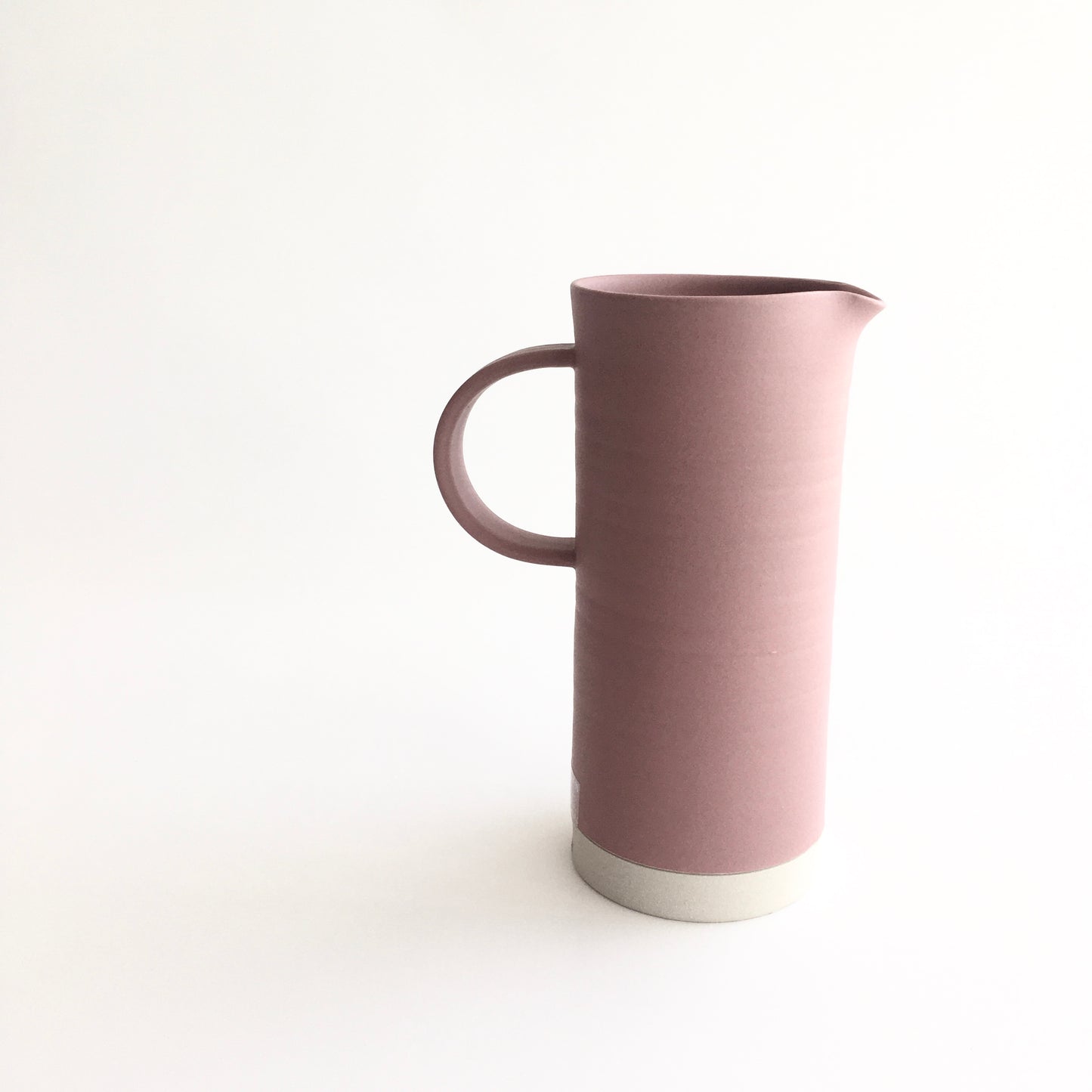 CORAL - Tall Handled Jug - Hand Thrown Contemporary Irish Pottery