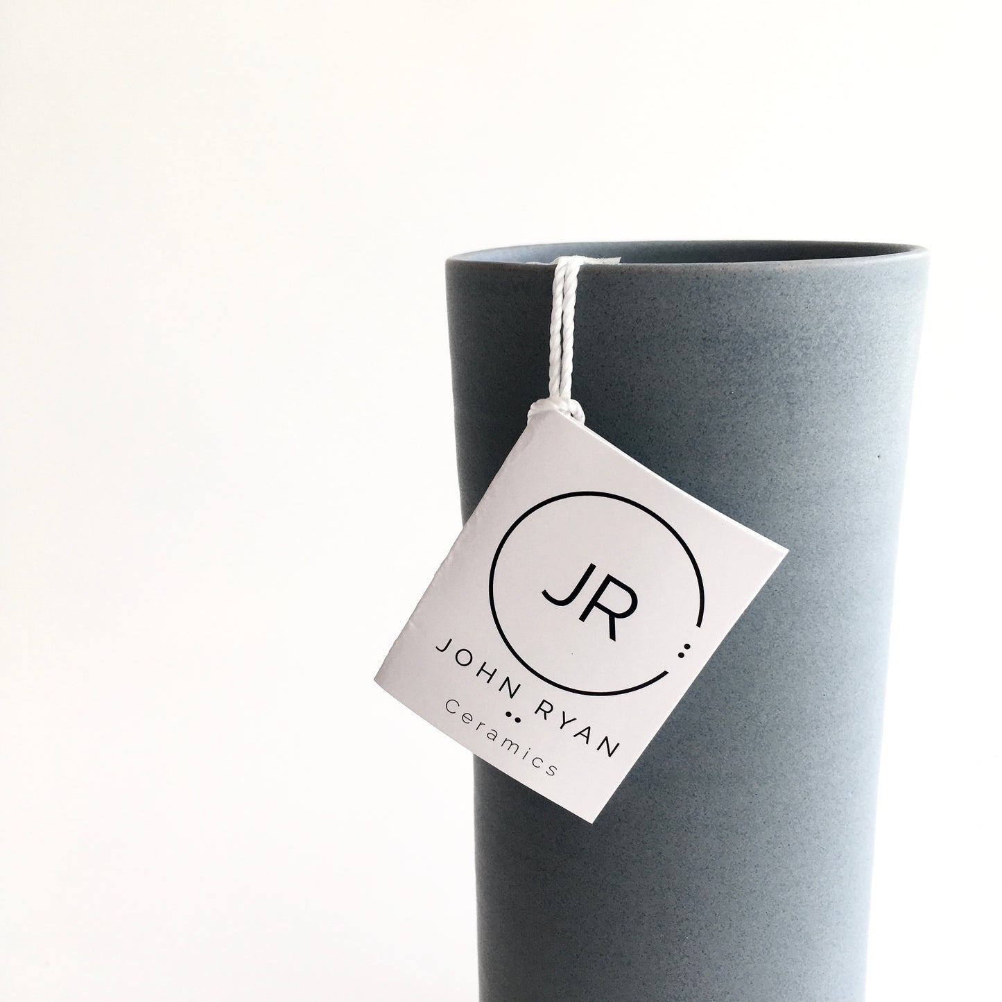 VASE - Soft Grey - Hand Thrown Contemporary Irish Pottery