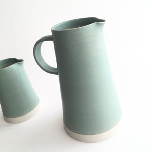 GREEN - Conical Jug - Hand Thrown Contemporary Irish Pottery