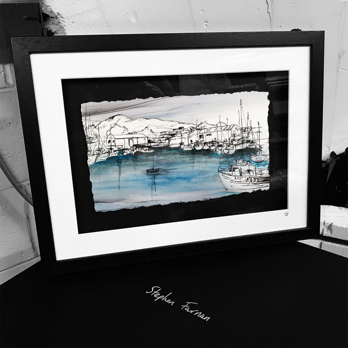 KILKEEL HARBOUR County Down by Stephen Farnan