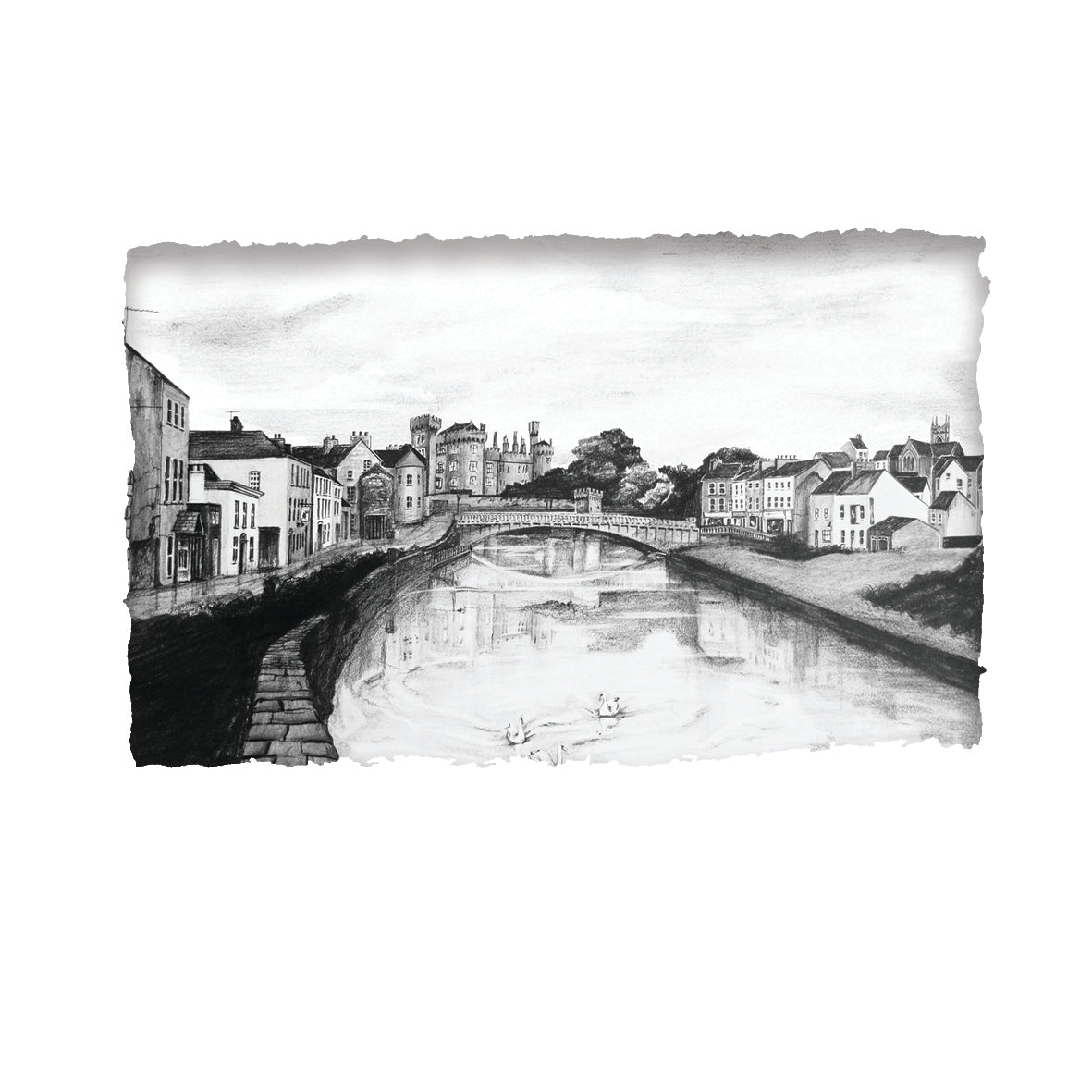 KILKENNY ON THE RIVER NORE - Medieval City Castle County Kilkenny by Stephen Farnan