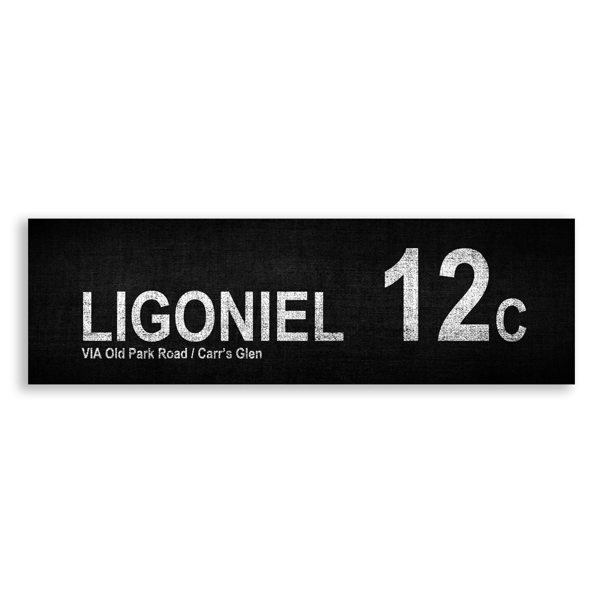 LIGONIEL 12c Via Old Park Rd / Carr's Glen