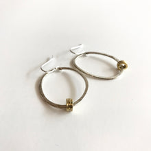 Load image into Gallery viewer, DRIFT Oval Drops Earrings with Gold Plate

