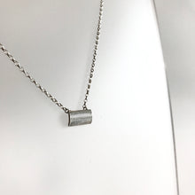 Load image into Gallery viewer, CARROW - Rectangle Hammered Textured Pendant Necklace - Made in Ireland
