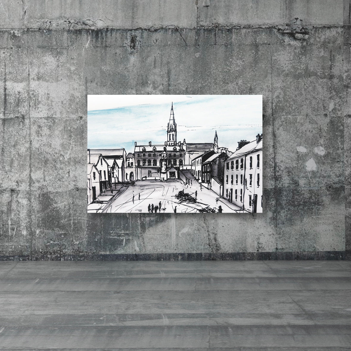 Market Day, Letterkenny - County Donegal by Stephen Farnan