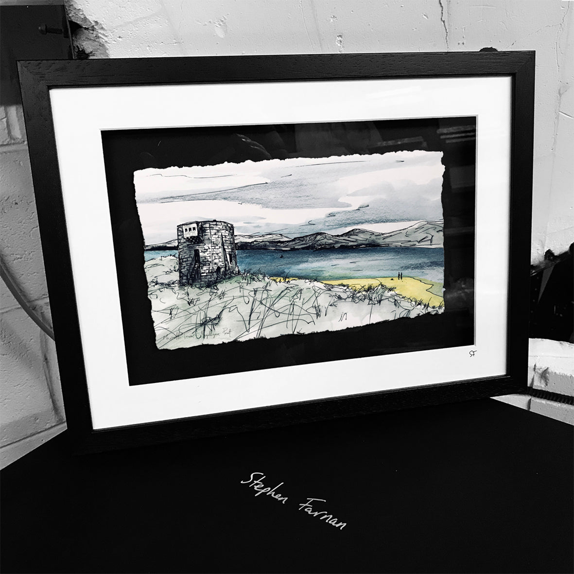 Martello Tower Towards Donegal - County Derry by Stephen Farnan