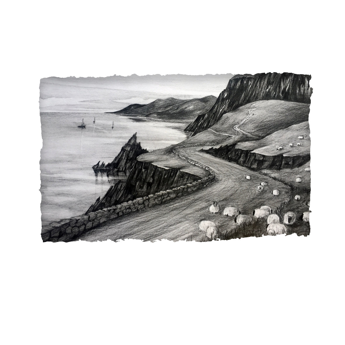 MAY THE ROAD RISE UP TO MEET YOU - Irish Phrase Ireland by Stephen Farnan