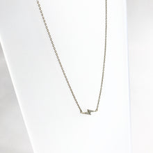 Load image into Gallery viewer, BOLT - Cubic Zirconia + Gold Vermeil on Necklace
