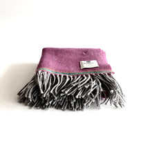 Load image into Gallery viewer, Rose Pink Mini Blanket - Handmade in Donegal Ireland
