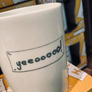 YEEOOO! - Belfast - Slang - humorous - bone - china - mug