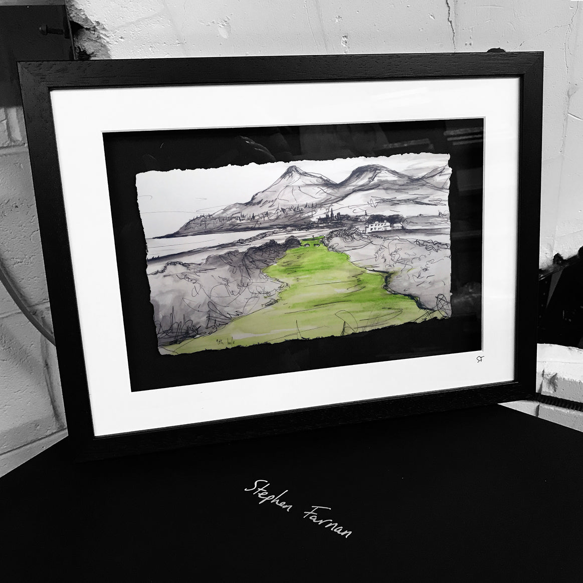 THE NINTH HOLE - Newcastle Golf Club Royal County Down by Stephen Farnan
