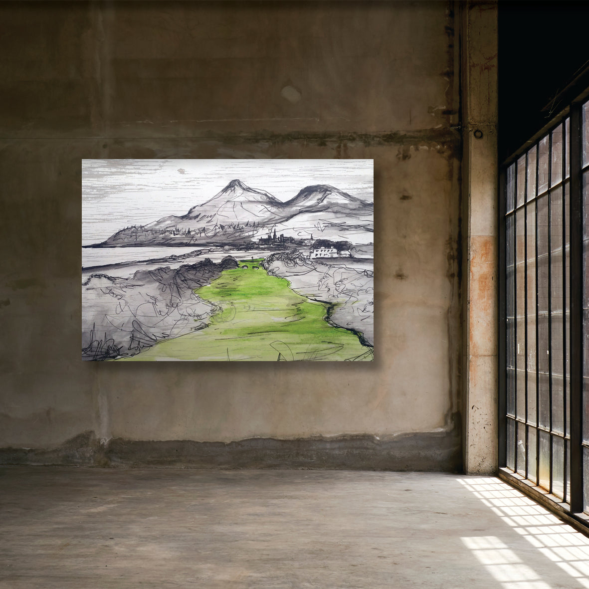THE NINTH HOLE - Newcastle Golf Club Royal County Down by Stephen Farnan