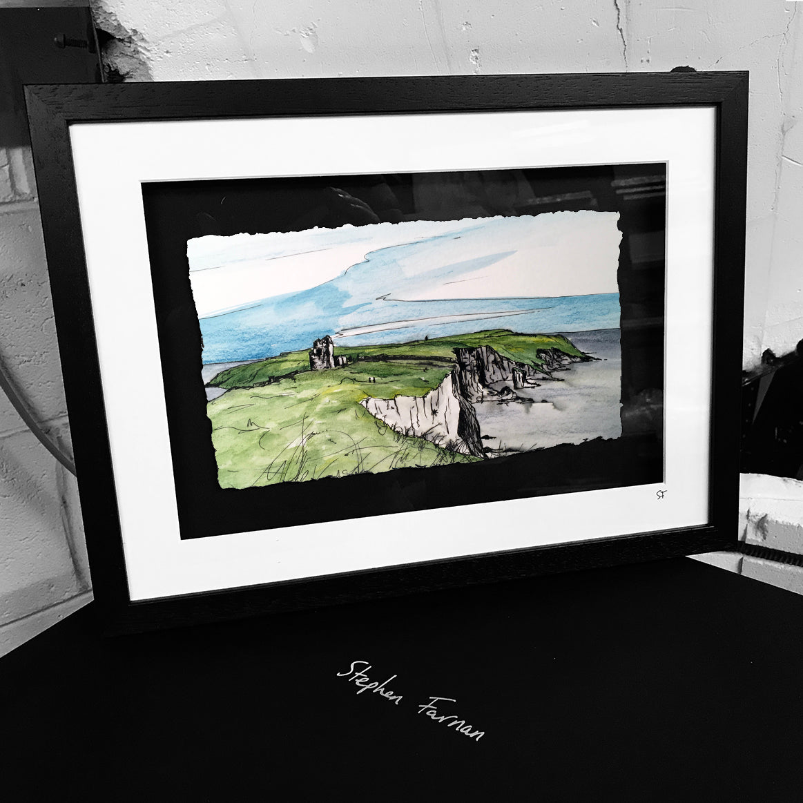 OLD KINSALE HEAD - Headland Golf Cliffs County Cork by Stephen Farnan