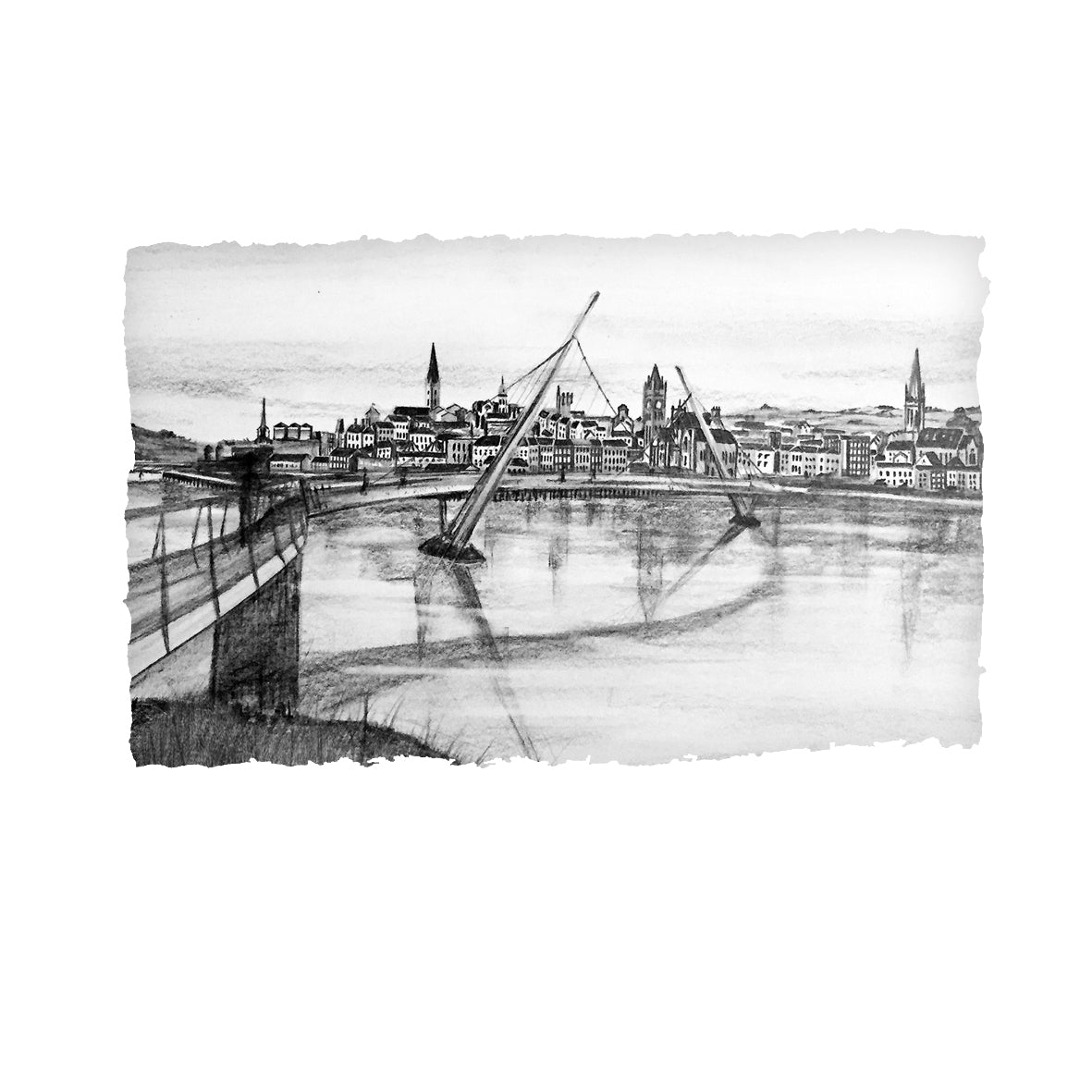 The Peace Bridge - County Derry by Stephen Farnan