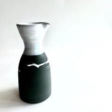 Load image into Gallery viewer, CARAFE - Beautiful Handmade Irish Pottery - Black Stoneware with White Glaze
