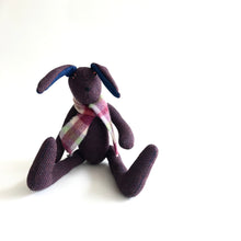 Load image into Gallery viewer, Peggy - Handmade Teddy Hare - Looking for a new home!
