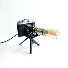 Load image into Gallery viewer, BELLOWS RETRO TABLE LAMP with Tripod - Re-imagined Vintage Objects by RETRO Lighting
