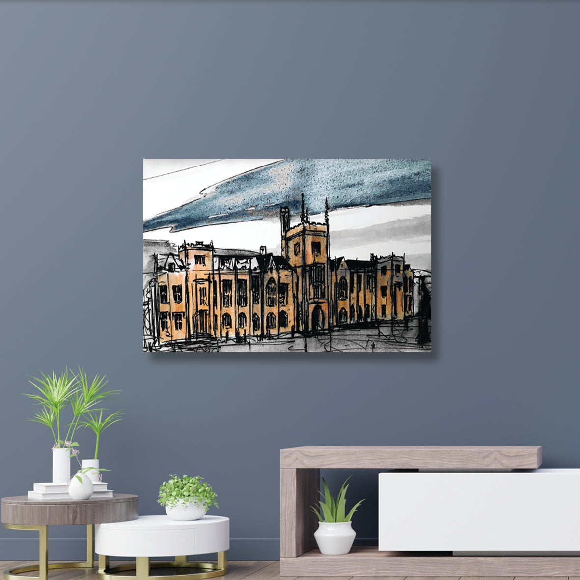 QUEEN’S UNIVERSITY BELFAST - (C) 19th Century Belfast County Antrim by Stephen Farnan