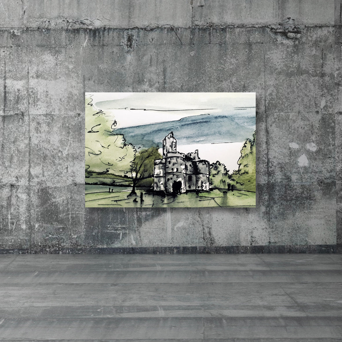 Roughan Castle - County Tyrone by Stephen Farnan