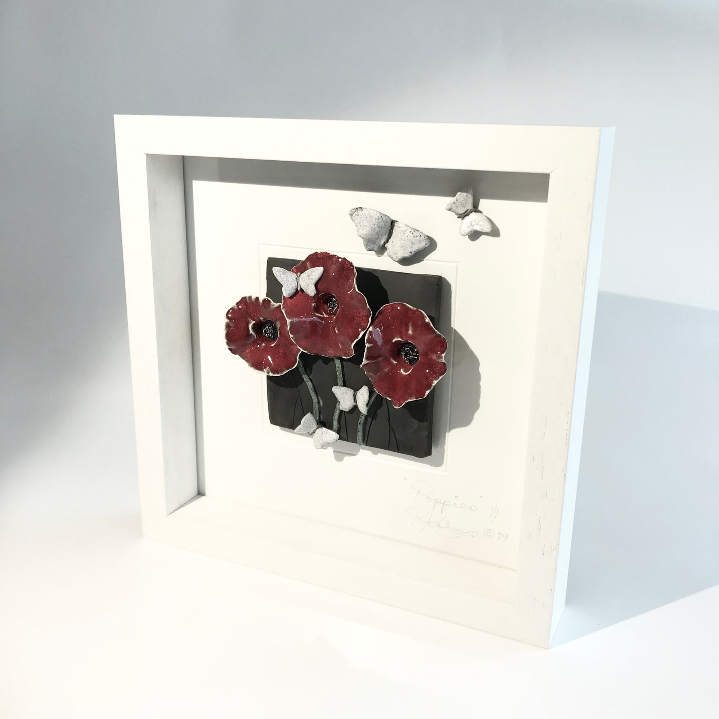 PURE POPPIES - Raku Ceramic Art by Rebeka Kahn