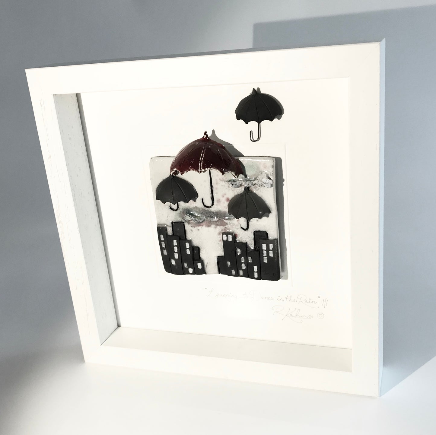 UMBRELLA - Raku Ceramic Art by Rebeka Kahn