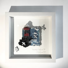 Load image into Gallery viewer, BEAUTIFUL IRELAND - Lighthouse - Raku Ceramic Art by Rebeka Kahn
