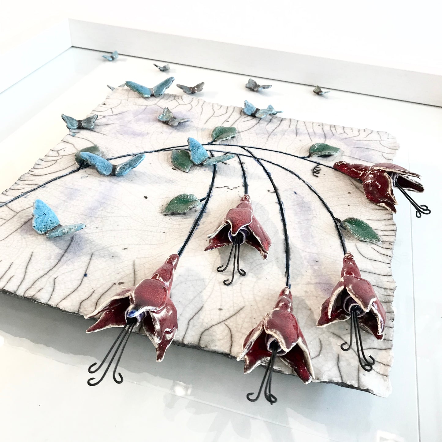 FUCHSIA - Raku Ceramic Art by Rebeka Kahn