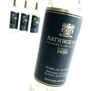 DUBLIN DUSK - Reed Diffuser - Smoked Oud + Ozonic Accords - Made in Ireland