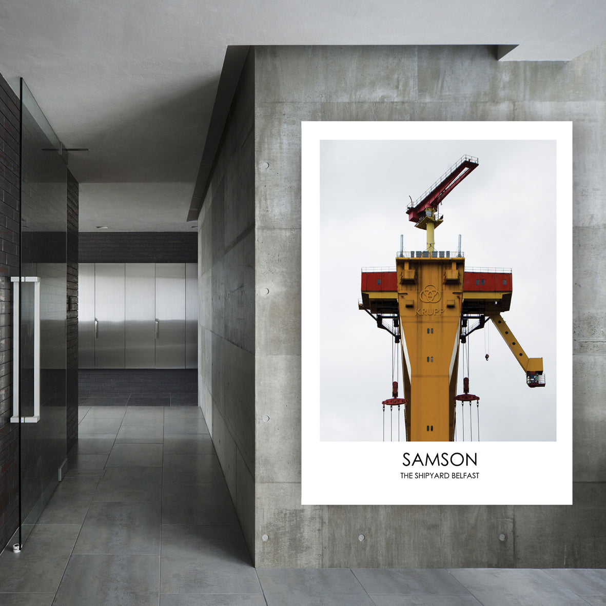 SAMSON THE SHIPYARD BELFAST - Contemporary Photography Print from Northern Ireland