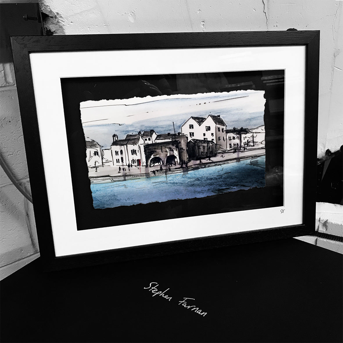 SPANISH ARCH, GALWAY - Norman Built Stone Town wall County Galway by Stephen Farnan