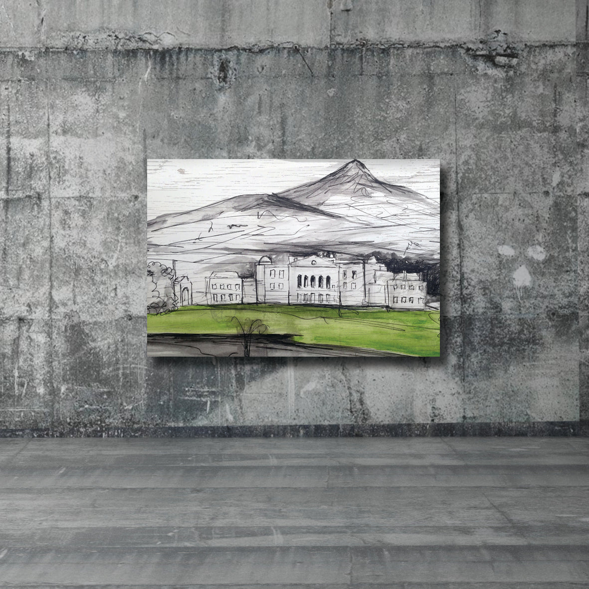 SUGARLOAF OVERLOOKING POWERSCOURT - Mountain County Wicklow by Stephen Farnan