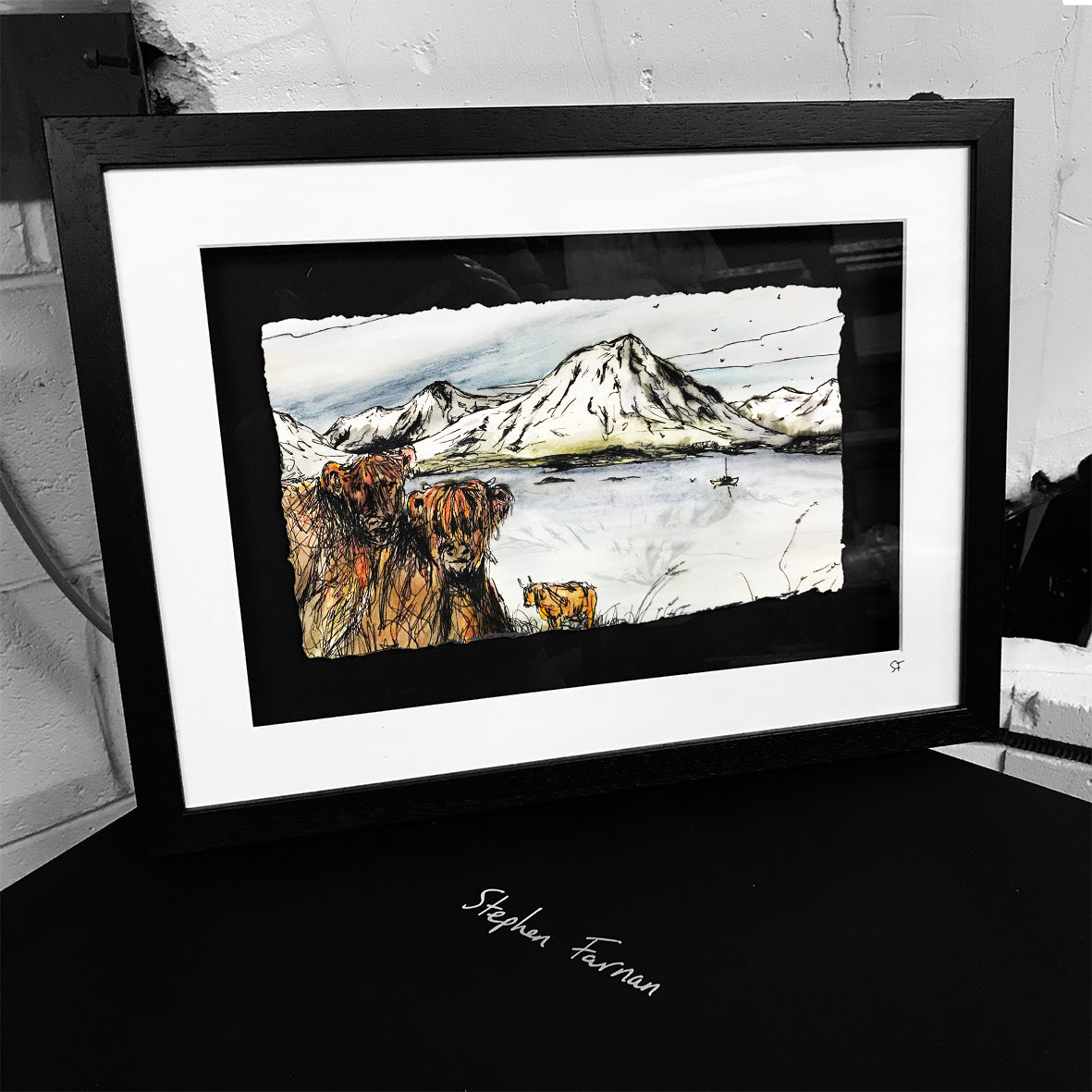 THE SCOTTISH HIGHLANDS - Scottish Highlands Mountains Britain by Stephen Farnan Made in Ireland