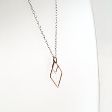 Load image into Gallery viewer, Necklace Geometric Silver + Brass Made in Ireland
