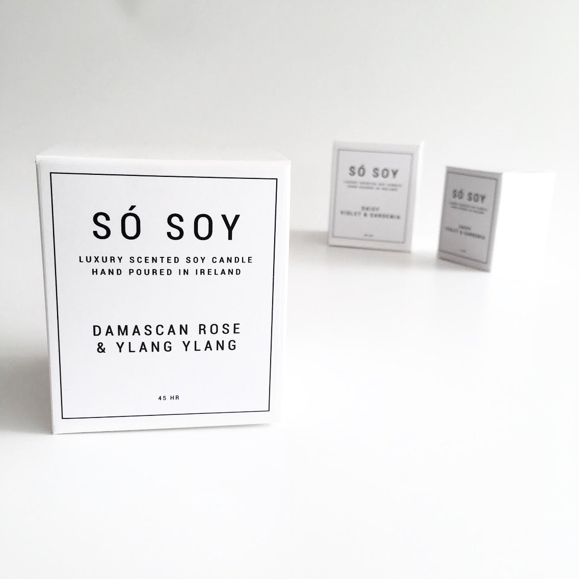 DAMASCAN ROSE & YLANG YLANG Candle - SÓ SOY - Made in Ireland