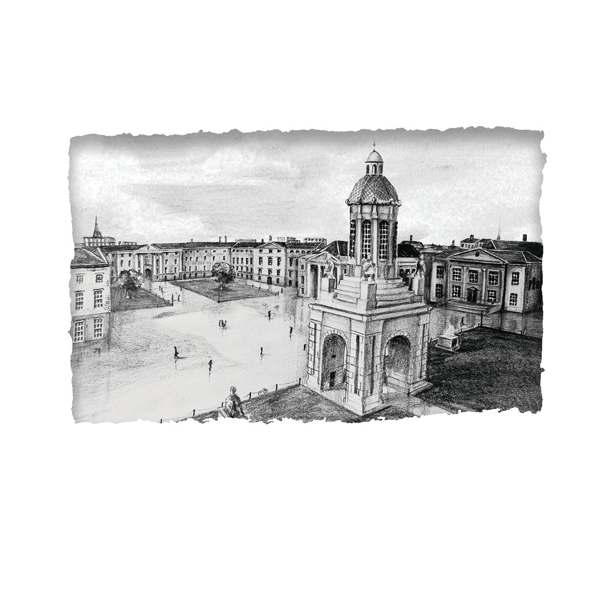 TRINITY COLLEGE, DUBLIN - University The Quad County Dublin by Stephen Farnan