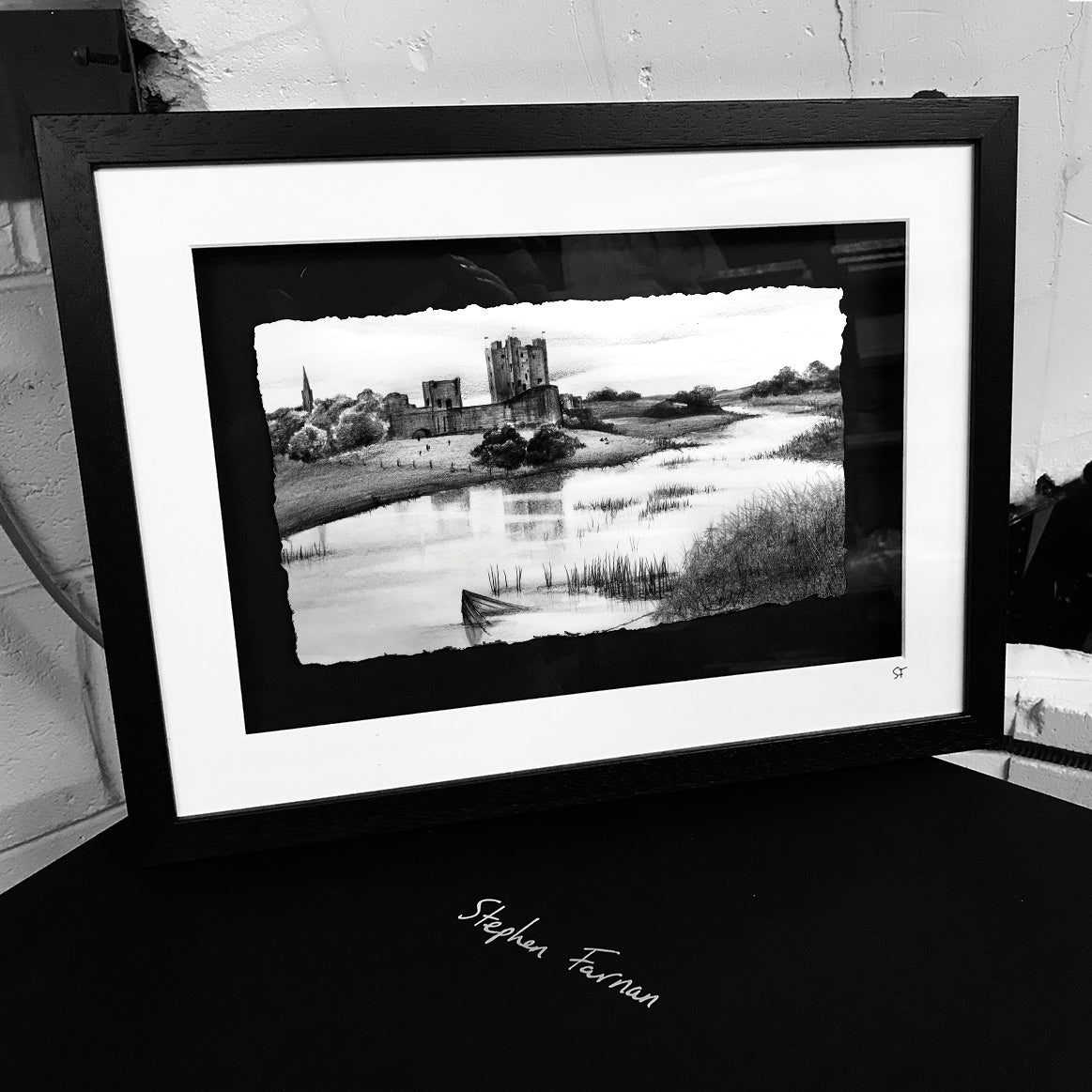TRIM CASTLE - Norman Castle River Boyne County Meath by Stephen Farnan