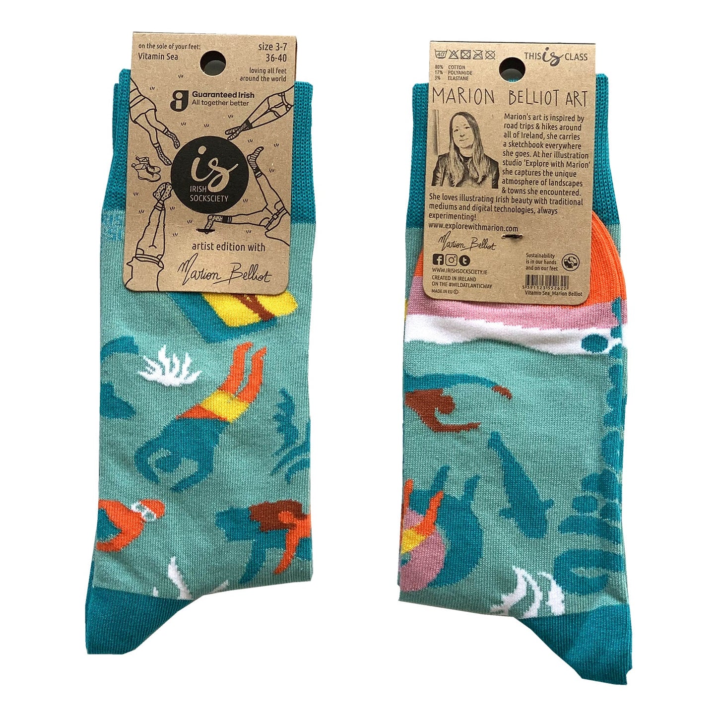 VITAMIN SEA SOCKS - Funny Irish Socks Made in Ireland