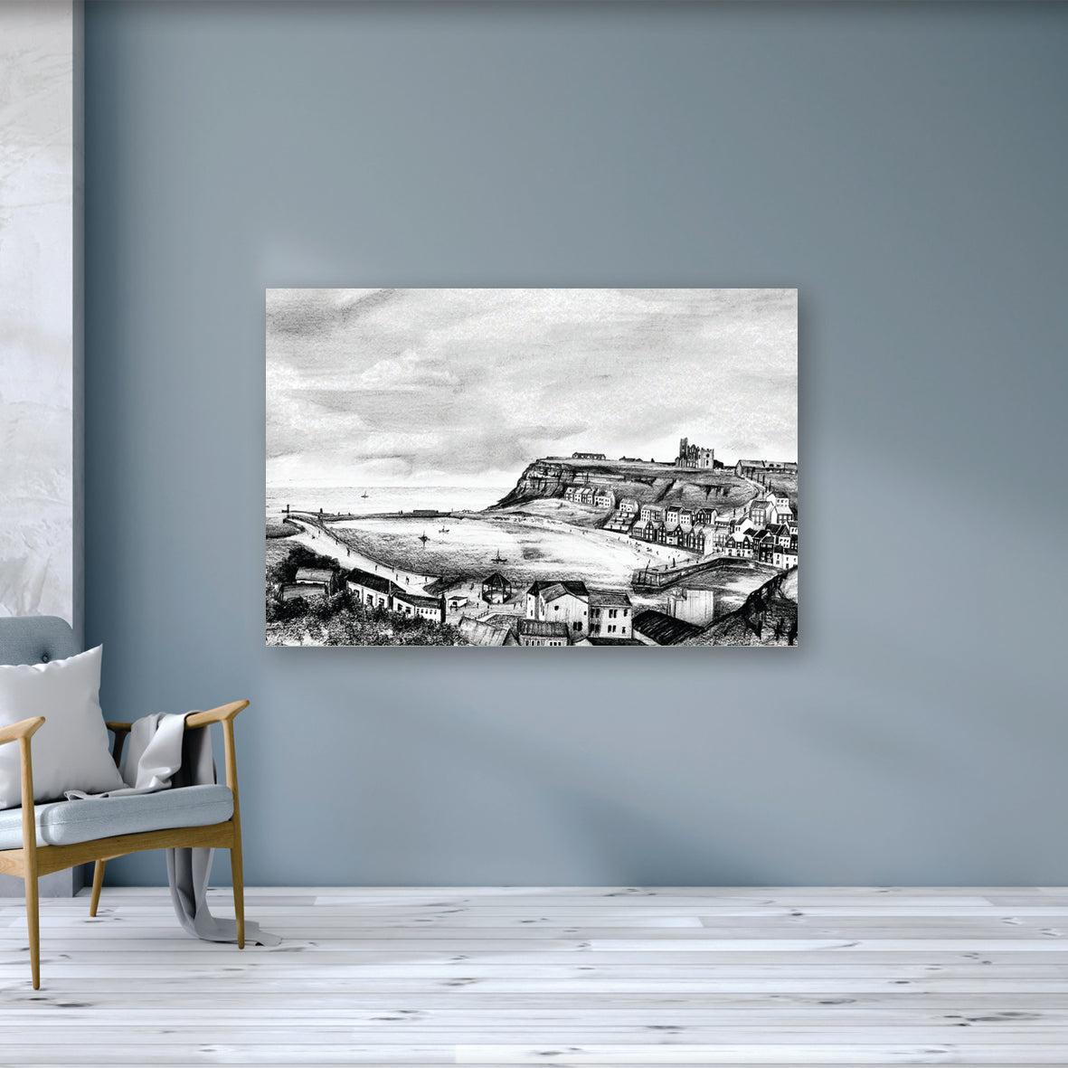 WHITBY HARBOUR - Iconic Coastal Town on North East Coast of England - by Stephen Farnan