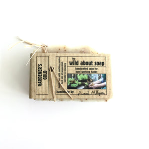GARDENERS GOLD Soap - Scented with Peppermint, Lavender & Rosemary